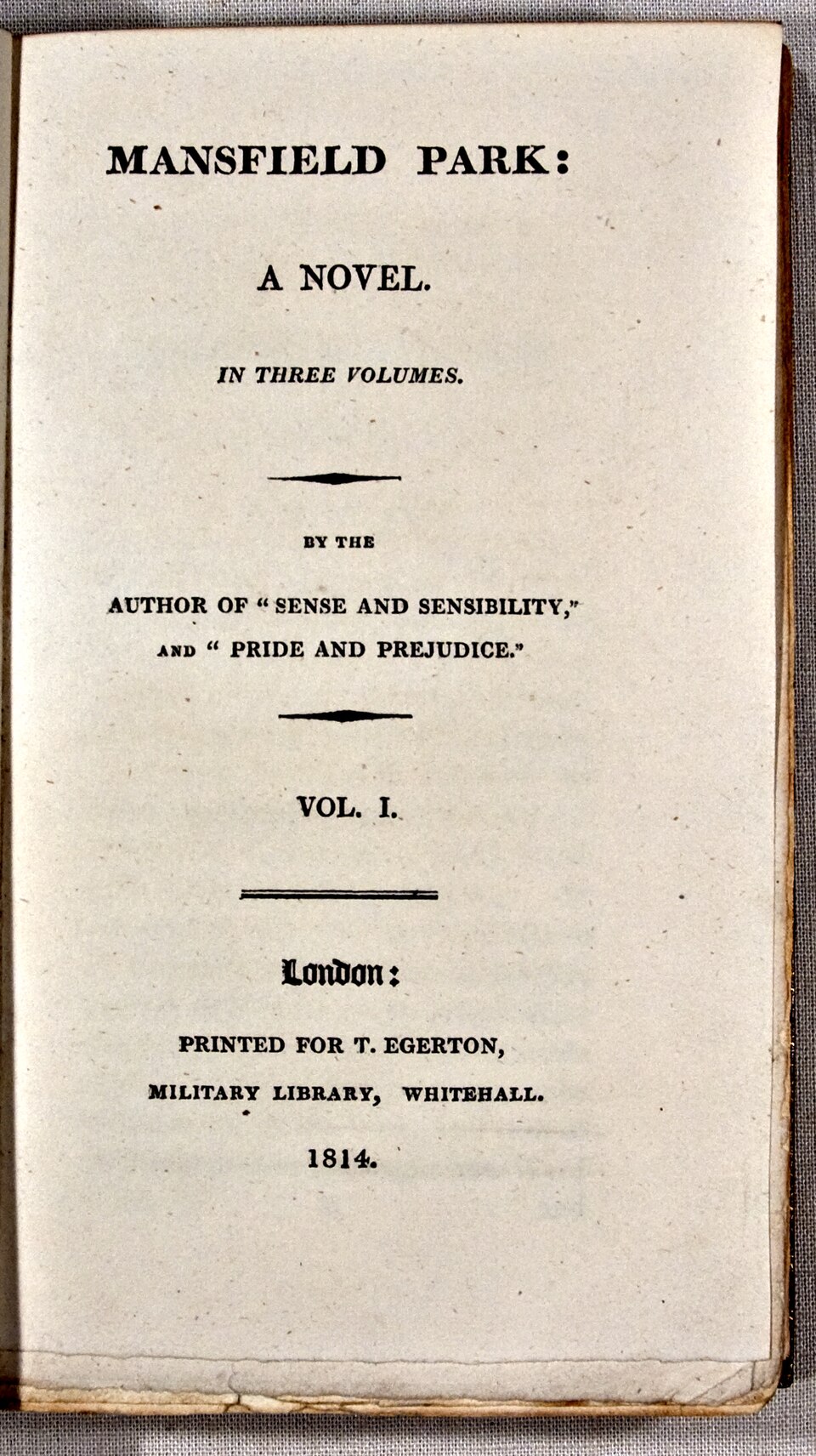 Mansfield Park - Jane Austen